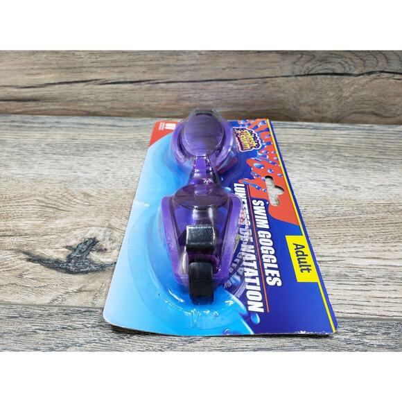 Splash-N-Swim Purple UV Protection Adult Swim Goggles - Picture 2 of 3